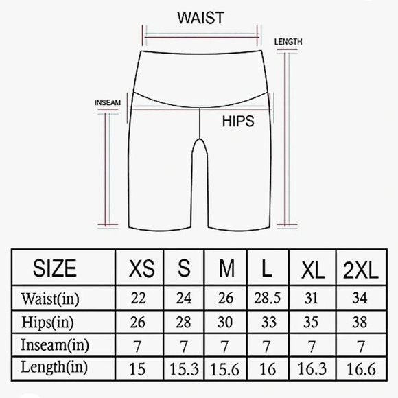 NWT! Women’s navy blue yoga sports shorts Large - Picture 4 of 4